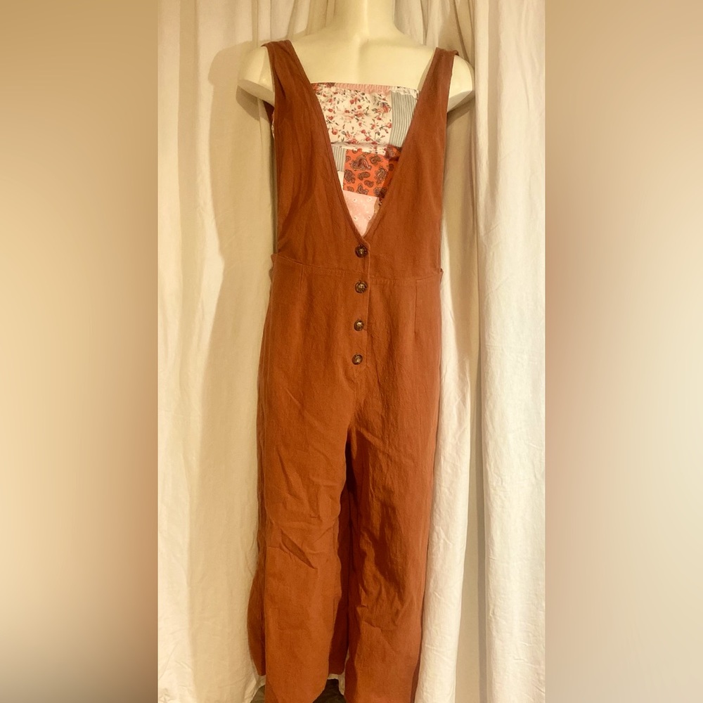 Orange Overalls Juniors Size Large